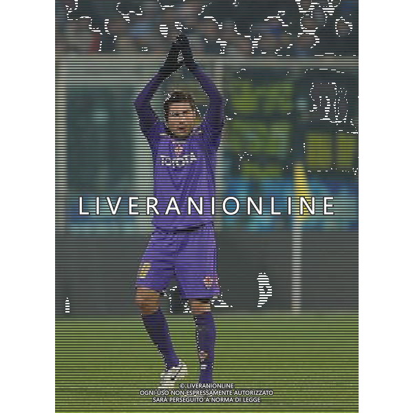 Coppa Italia TIM Cup 2009/2010 Quarti di Finale Firenze - 20.01.2010 Fiorentina-Lazio Nella Foto:L\'ESULTANZA DI ADRIAN MUTU DOPO IL GOL /Ph.Vitez-Ag. Aldo Liverani