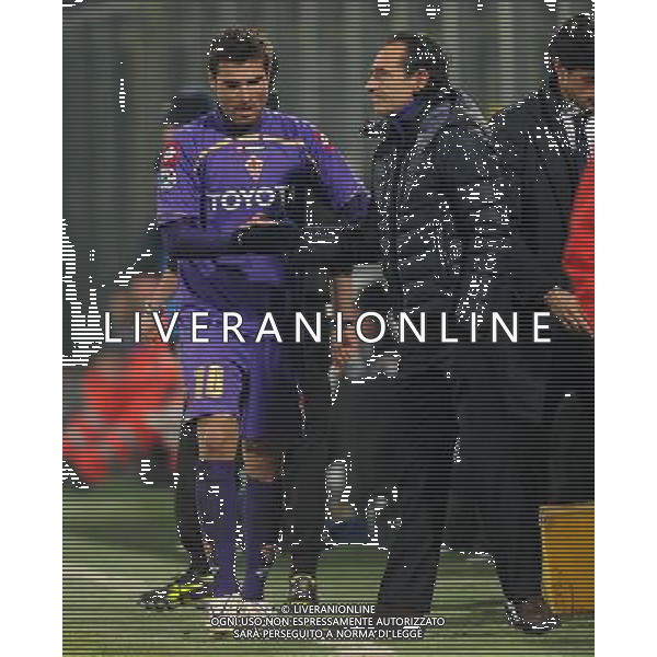 Coppa Italia TIM Cup 2009/2010 Quarti di Finale Firenze - 20.01.2010 Fiorentina-Lazio Nella Foto:ADRIAN MUTU-PRANDELLI CESARE /Ph.Vitez-Ag. Aldo Liverani
