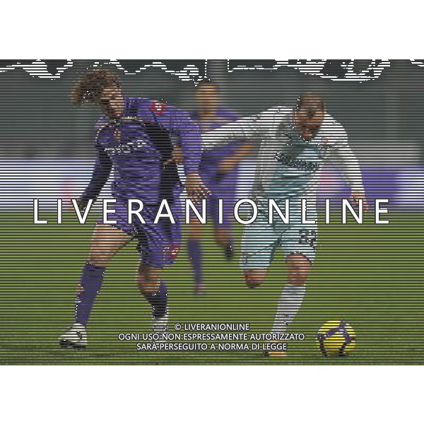 Coppa Italia TIM Cup 2009/2010 Quarti di Finale Firenze - 20.01.2010 Fiorentina-Lazio Nella Foto:BROCCHI CRISTIAN-DONADEL MARCO /Ph.Vitez-Ag. Aldo Liverani