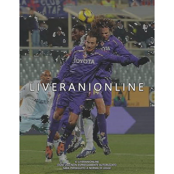 Coppa Italia TIM Cup 2009/2010 Quarti di Finale Firenze - 20.01.2010 Fiorentina-Lazio Nella Foto:GILARDINO ALBERTO-NATALI CESARE-DIAKITE\' MOBIDO /Ph.Vitez-Ag. Aldo Liverani