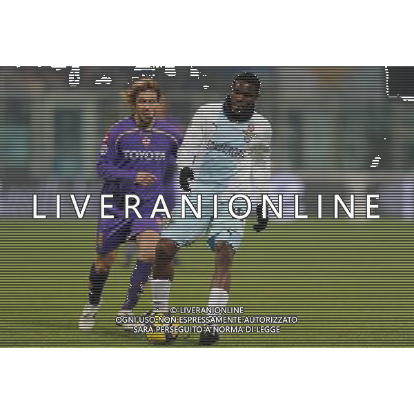 Coppa Italia TIM Cup 2009/2010 Quarti di Finale Firenze - 20.01.2010 Fiorentina-Lazio Nella Foto:MAKINWA STEPHEN AYODELE /Ph.Vitez-Ag. Aldo Liverani