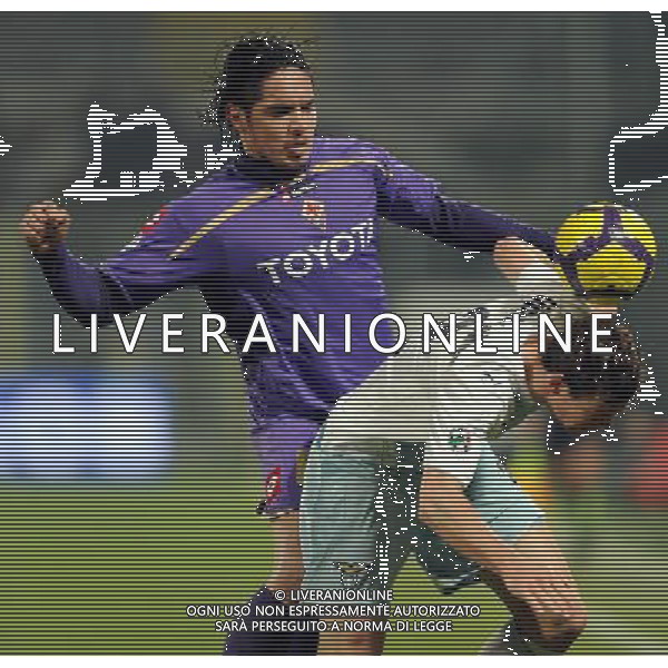 Coppa Italia TIM Cup 2009/2010 Quarti di Finale Firenze - 20.01.2010 Fiorentina-Lazio Nella Foto:VARGAS MANUEL /Ph.Vitez-Ag. Aldo Liverani
