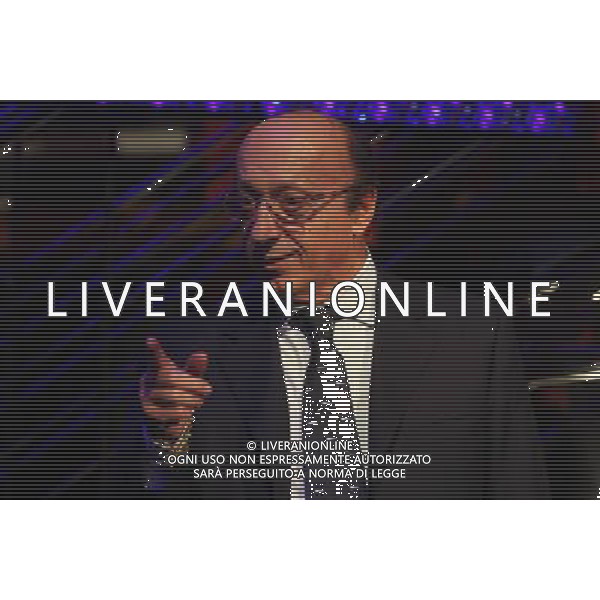 TRASMISSIONE TV \' CHIAMBRETTI NIGHT\' nella foto: LUCIANO MOGGI Foto Antonio Sorano - Ag. Aldo Liverani sas