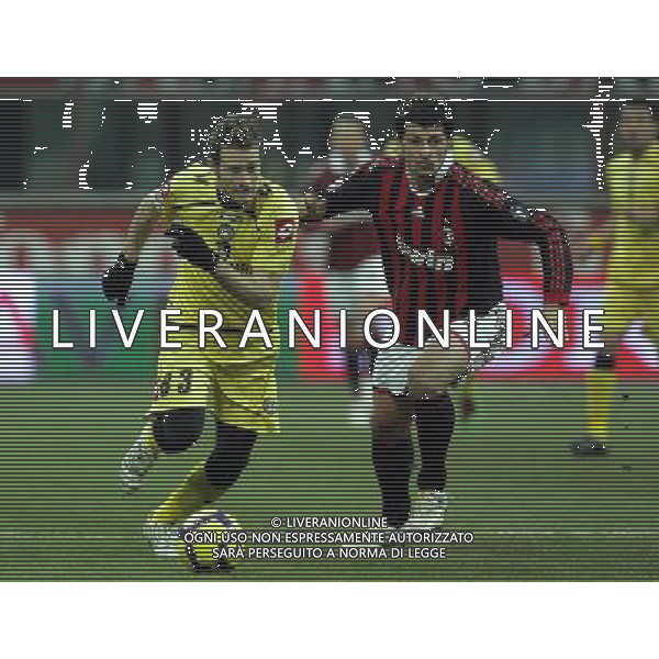 MILAN - UDINESE COPPA ITALIA TIM CUP 27/01/2010 NELLA FOTO floro flores e kaladze ©LUZZANI/AGENZIA ALDO LIVERANI SAS
