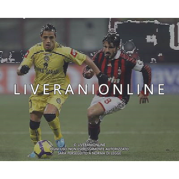 MILAN - UDINESE COPPA ITALIA TIM CUP 27/01/2010 NELLA FOTO sanchez e gattuso ©LUZZANI/AGENZIA ALDO LIVERANI SAS