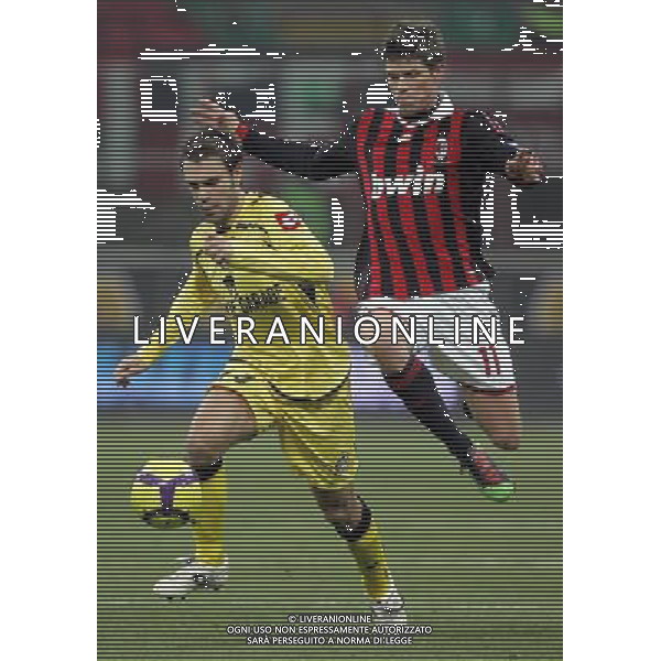 MILAN - UDINESE COPPA ITALIA TIM CUP 27/01/2010 NELLA FOTO sammarco e huntelaar ©LUZZANI/AGENZIA ALDO LIVERANI SAS