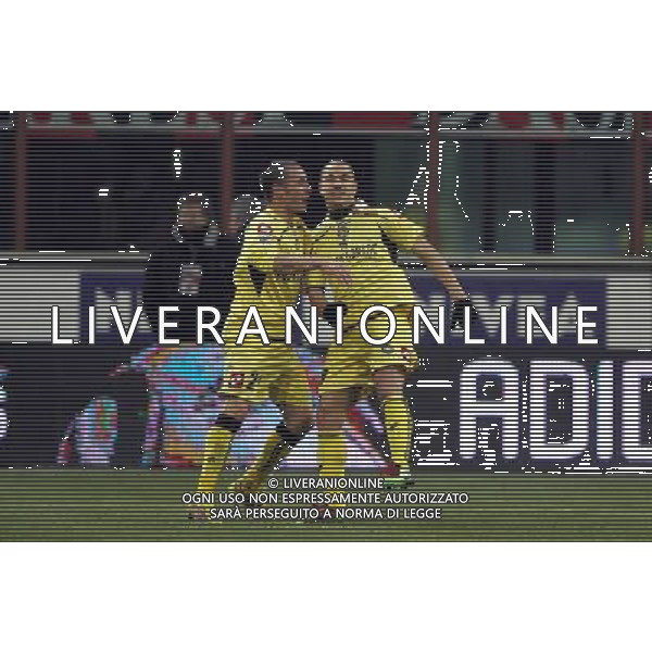 MILAN - UDINESE COPPA ITALIA TIM CUP 27/01/2010 NELLA FOTO ESULTANZA DOPO IL GOL DI INLER DEL 0-1 ©LUZZANI/AGENZIA ALDO LIVERANI SAS