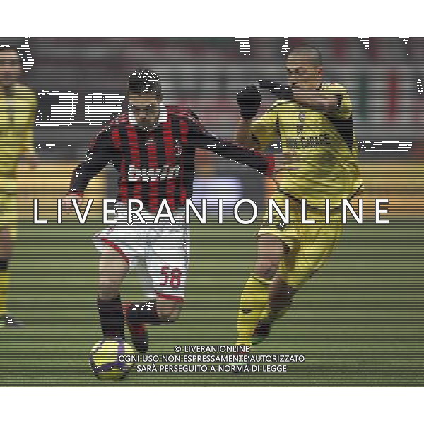 MILAN - UDINESE COPPA ITALIA TIM CUP 27/01/2010 NELLA FOTO simone verdi e inler ©LUZZANI/AGENZIA ALDO LIVERANI SAS