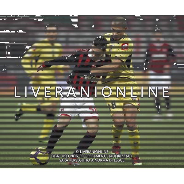 MILAN - UDINESE COPPA ITALIA TIM CUP 27/01/2010 NELLA FOTO simone verdi e inler ©LUZZANI/AGENZIA ALDO LIVERANI SAS
