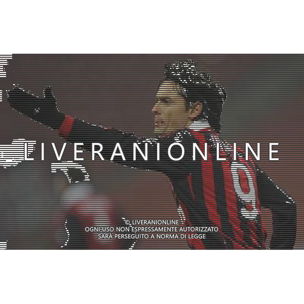 MILAN - UDINESE COPPA ITALIA TIM CUP 27/01/2010 NELLA FOTO filippo inzaghi ©LUZZANI/AGENZIA ALDO LIVERANI SAS