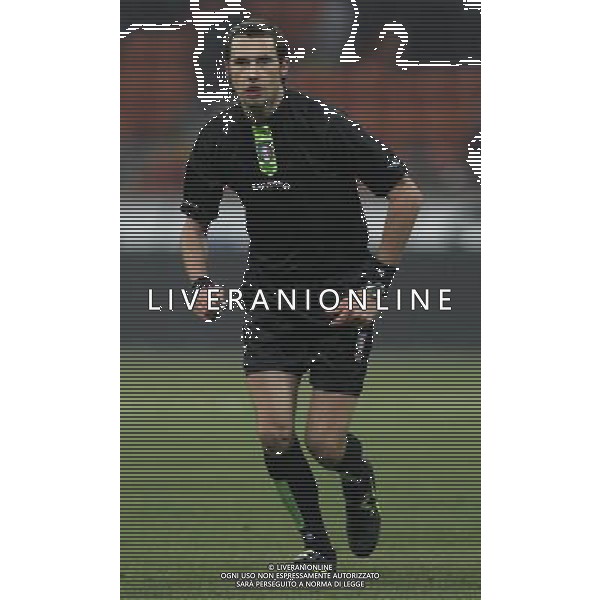 Milano 27-01-2010 Coppa Italia TIM CUP 2009/2010 milan-uinese 0:1 nella foto arbitro andrea gervasoni ph marco luzzani/ag aldo liverani s.a.s.