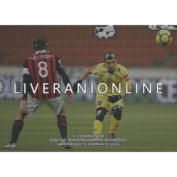 Milano 27-01-2010 Coppa Italia TIM CUP 2009/2010 milan-uinese 0:1 nella foto antonio di natale e gennaro gattuso ph marco luzzani/ag aldo liverani s.a.s.