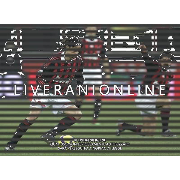 Milano 27-01-2010 Coppa Italia TIM CUP 2009/2010 milan-uinese 0:1 nella foto filippo inzaghi ph marco luzzani/ag aldo liverani s.a.s.