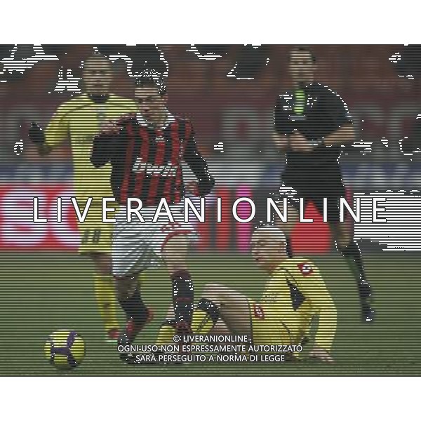 Milano 27-01-2010 Coppa Italia TIM CUP 2009/2010 milan-uinese 0:1 nella foto simone verdi e andrea coda ph marco luzzani/ag aldo liverani s.a.s.