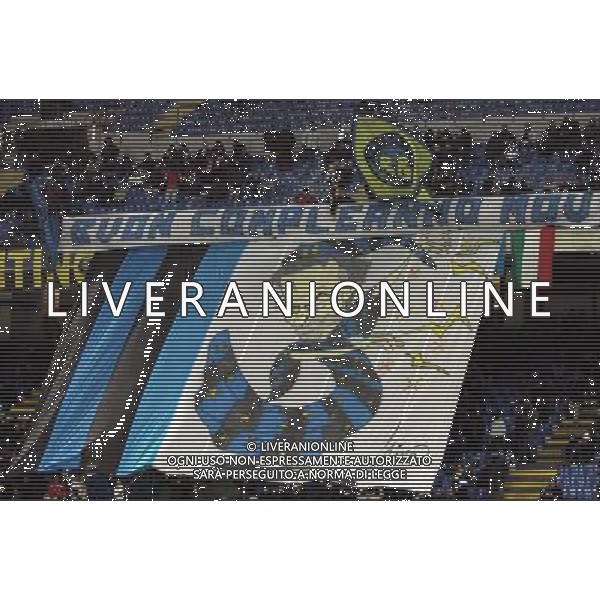 INTER - JUVENTUS COPPA ITALIA TIM CUP 28/01/2010 NELLA FOTO STRISCIONE DEI TIFOSI DELL\'INTER ©LUZZANI/AGENZIA ALDO LIVERANI SAS