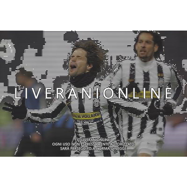 INTER - JUVENTUS COPPA ITALIA TIM CUP 28/01/2010 NELLA FOTO ESULTANZA DOPO IL GOL DI DIEGO DEL 0-1 CON AMAURI ©LUZZANI/AGENZIA ALDO LIVERANI SAS