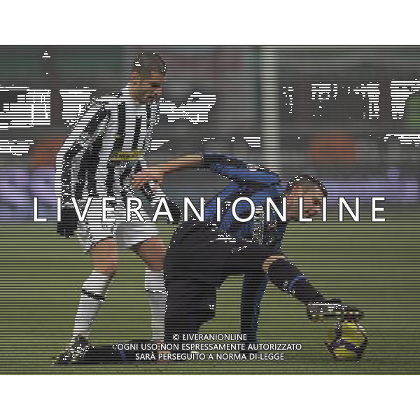 INTER - JUVENTUS COPPA ITALIA TIM CUP 28/01/2010 NELLA FOTO thiago motta e candreva ©LUZZANI/AGENZIA ALDO LIVERANI SAS