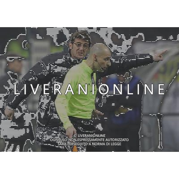 INTER - JUVENTUS COPPA ITALIA TIM CUP 28/01/2010 NELLA FOTO ciro ferrara discute con il guardalinee cariolato ©LUZZANI/AGENZIA ALDO LIVERANI SAS