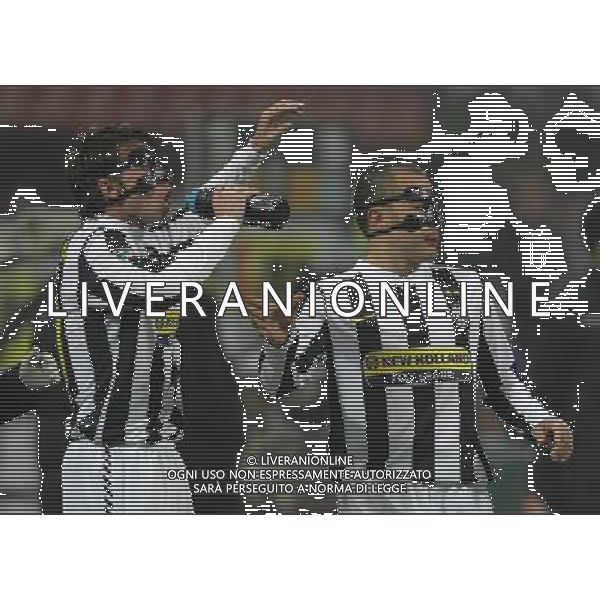 INTER - JUVENTUS COPPA ITALIA TIM CUP 28/01/2010 NELLA FOTO grygera e cannavaro fabio con la mascherina sul viso ©LUZZANI/AGENZIA ALDO LIVERANI SAS