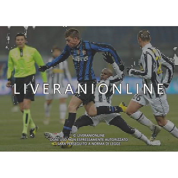 Coppa Italia TIM Cup 2009/2010 Quarti di Finale Milano - 28.01.2010 Inter-Juventus Nella Foto:DAVIDE SANTON-SISSOKO /Ph.Vitez-Ag. Aldo Liverani