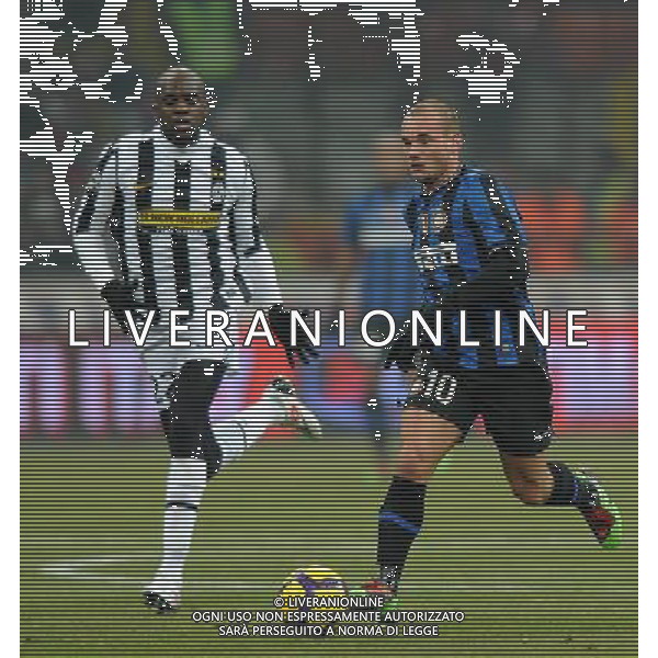 Coppa Italia TIM Cup 2009/2010 Quarti di Finale Milano - 28.01.2010 Inter-Juventus Nella Foto:SNEIJDER E SISSOKO /Ph.Vitez-Ag. Aldo Liverani