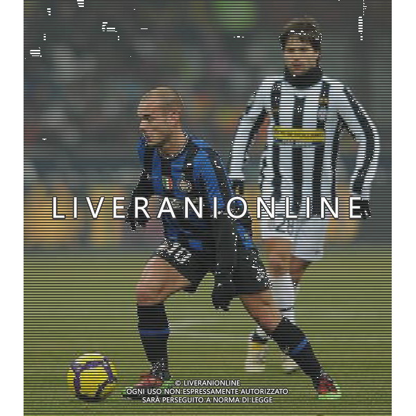 Coppa Italia TIM Cup 2009/2010 Quarti di Finale Milano - 28.01.2010 Inter-Juventus Nella Foto:SNEIJDER /Ph.Vitez-Ag. Aldo Liverani
