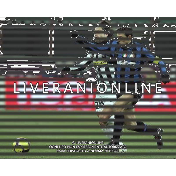 INTER - JUVENTUS COPPA ITALIA TIM CUP 28/01/2010 NELLA FOTO diego e zanetti javier ©LUZZANI/AGENZIA ALDO LIVERANI SAS