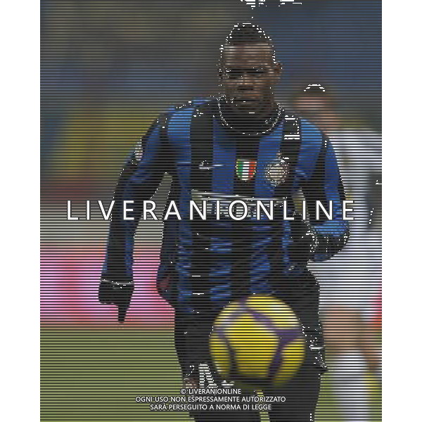 Coppa Italia TIM Cup 2009/2010 Quarti di Finale Milano - 28.01.2010 Inter-Juventus Nella Foto:BALOTELLI MARIO /Ph.Vitez-Ag. Aldo Liverani