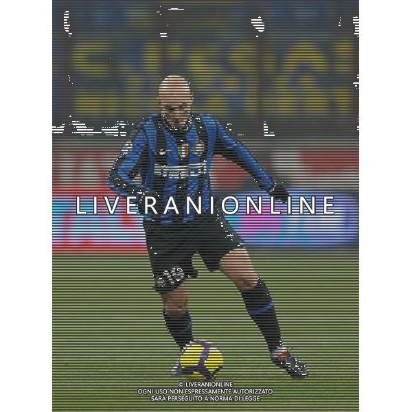 Coppa Italia TIM Cup 2009/2010 Quarti di Finale Milano - 28.01.2010 Inter-Juventus Nella Foto:CAMBIASSO ESTEBAN /Ph.Vitez-Ag. Aldo Liverani