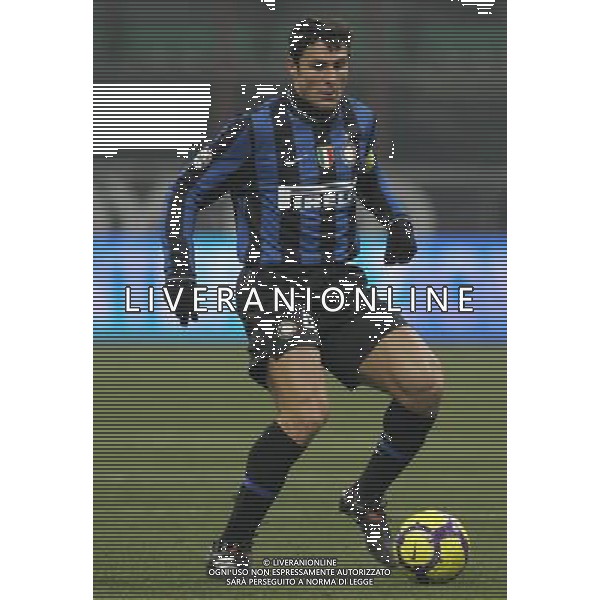 Milano 28-01-2010 Coppa Italia TIM CUP 2009/2010 Inter-Juventus 2:1 nella foto javier zanetti ph marco luzzani/ag aldo liverani s.a.s.