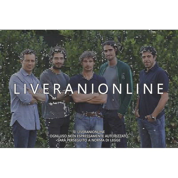 Scene del Film \'Baciami ancora\' di Gabriele Muccino 2010 nella foto Stefano Accorsi, Claudio Santamaria, Giorgio Pasotti, Marco Cocci, Pierfrancesco Favino Agenzia Aldo Liverani Sas
