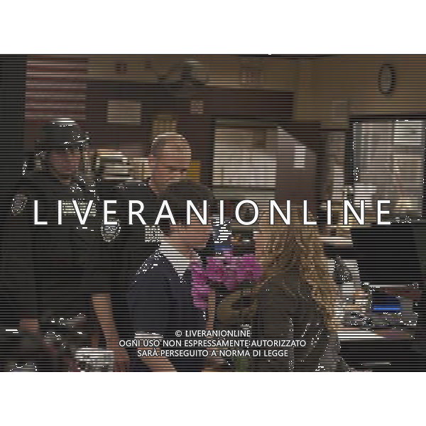 Scene del TeleFilm \' Saving Grace\' terza serie 2010 nella foto Dylan Minnette, Holly Hunter Agenzia Aldo Liverani Sas