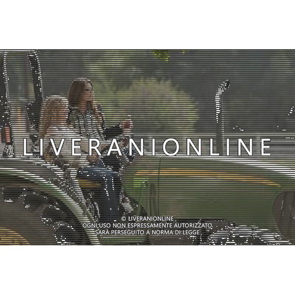 Scene del TeleFilm \' Saving Grace\' terza serie 2010 nella foto Holly Hunter, Laura San Giacomo Agenzia Aldo Liverani Sas