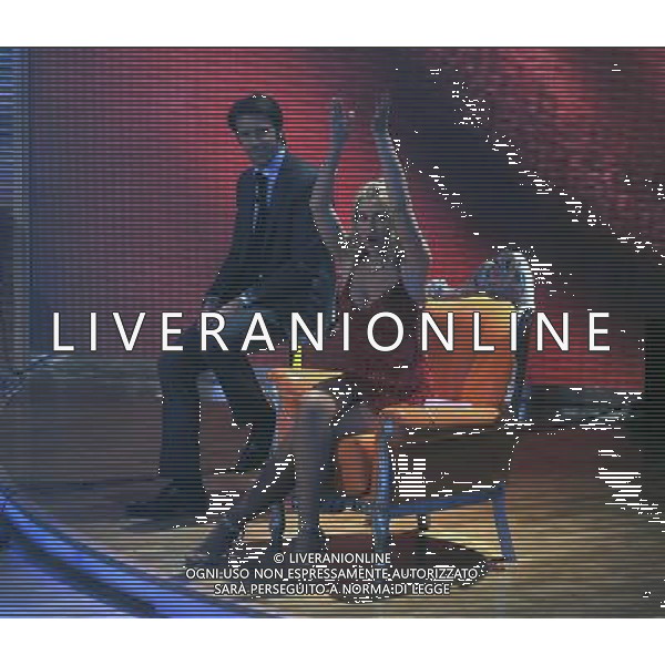 ROMA - TEATRO DELLE VITTORIE 29.01.10 TRASMISSIONE TELEVISIVA I RACCOMANDATI PUNTATA DEL 29.01.10 nella foto: VALERIA MARINI - EMANUELE FILIBERTO DI SAVOIA © MASSIMO BRUNI - AG. ALDO LIVERANI SAS