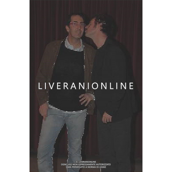 MILANO 1/2/2010 TEATRO MANZONI VIA MANZONI PHOTOCALL DELLO SPETTACOLO TEATRALE: \'DONA FLOR E I SUOI DUE MARITI\' REGIA E DRAMMATURGIA DI EMANUELA GIORDANO NELLA FOTO PAOLO CALABRESI E PIETRO SERMONTI FOTO ROMANO/AG ALDO LIVERANI