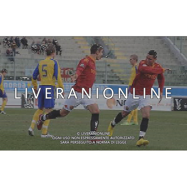 62Á Torneo Viareggio Cup World Football Tournament Coppa Carnevale-Gr.B Gir.8 Viareggio - 02.02.2010 Roma-FK Ventspils Nella Foto:L\'ESULTANZA DI ANTEI DOPO IL GOL CON SCARDINA /Ph.Vitez-Ag. Aldo Liverani