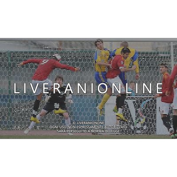 62Á Torneo Viareggio Cup World Football Tournament Coppa Carnevale-Gr.B Gir.8 Viareggio - 02.02.2010 Roma-FK Ventspils Nella Foto:IL GOL DI SCARDINA /Ph.Vitez-Ag. Aldo Liverani