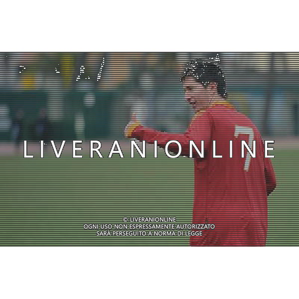 62Á Torneo Viareggio Cup World Football Tournament Coppa Carnevale-Gr.B Gir.8 Viareggio - 02.02.2010 Roma-FK Ventspils Nella Foto:L\'ESULTANZA DI PETTINARI DOPO IL GOL /Ph.Vitez-Ag. Aldo Liverani