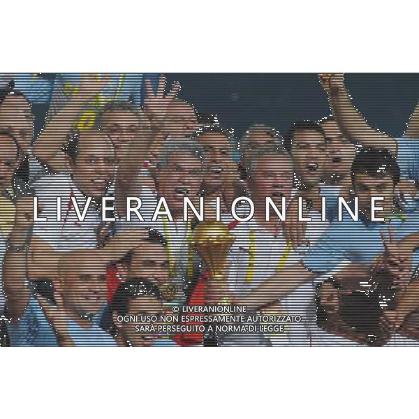 Victoire Egypte - 28.01.2010 - Egypte / Algerie - 1/2 Finale Coupe d Afrique des Nations 2010 - Benguela - Angola - Photo : Icon Sport/ag aldo liverani sas italy only *** Local Caption ***