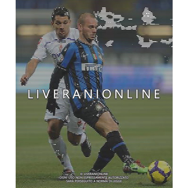 Coppa Italia TIM Cup 2009/2010 Semifinale Andata Milano - 03.02.2010 Inter-Fiorentina Nella Foto:SNEIJDER /Ph.Vitez-Ag. Aldo Liverani