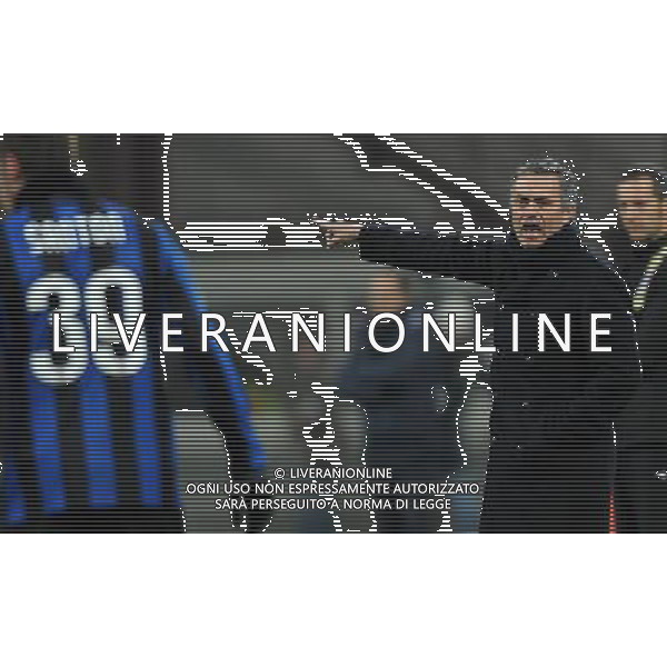 Coppa Italia TIM Cup 2009/2010 Semifinale Andata Milano - 03.02.2010 Inter-Fiorentina Nella Foto:MOURINHO JOSE\' /Ph.Vitez-Ag. Aldo Liverani