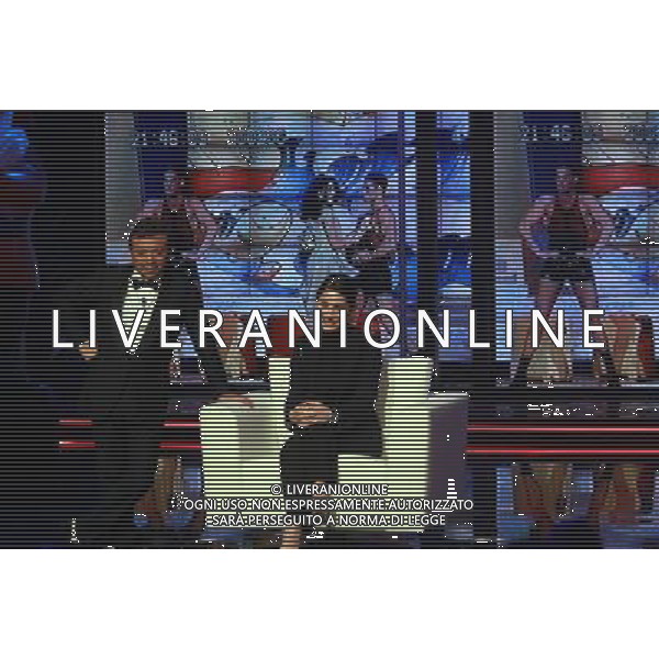 TRASMISSIONE TV: \' CHIAMBRETTI NIGHT\' nella foto: CATERINA MURINO - PIERO CHIAMBRETTI © Antonio Sorano - Ag. Aldo Liverani sas