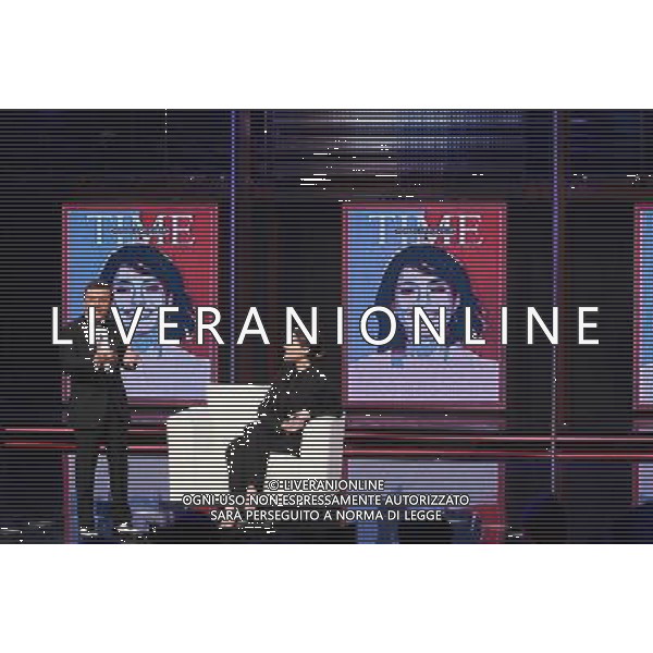 TRASMISSIONE TV: \' CHIAMBRETTI NIGHT\' nella foto: CATERINA MURINO - PIERO CHIAMBRETTI © Antonio Sorano - Ag. Aldo Liverani sas