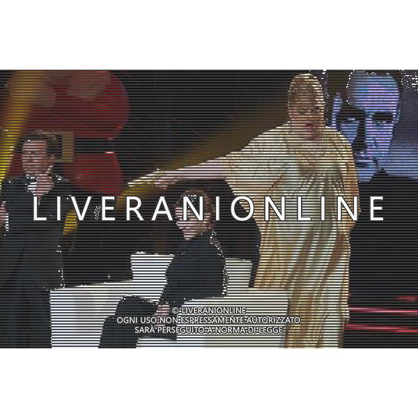 TRASMISSIONE TV: \' CHIAMBRETTI NIGHT\' nella foto: CATERINA MURINO - ALDO PIAZZA - PIERO CHIAMBRETTI © Antonio Sorano - Ag. Aldo Liverani sas
