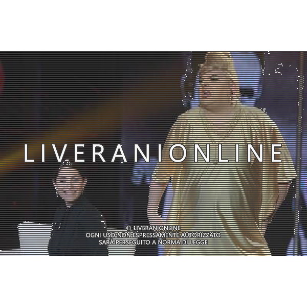 TRASMISSIONE TV: \' CHIAMBRETTI NIGHT\' nella foto: CATERINA MURINO - ALDO PIAZZA © Antonio Sorano - Ag. Aldo Liverani sas