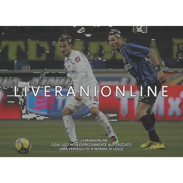 Milano 03-02-2010 Coppa Italia TIM UP 2009/10 SEMIFINALI ANDATA inter-fiorentina 1:0 nella foto alberto gilardino e marco materazzi ph marco luzzani/ag aldo liverani s.a.s. 
