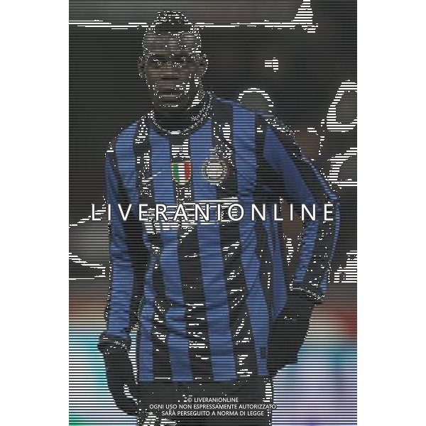 Milano 03-02-2010 Coppa Italia TIM UP 2009/10 SEMIFINALI ANDATA inter-fiorentina 1:0 nella foto mario balotelli ph marco luzzani/ag aldo liverani s.a.s. 