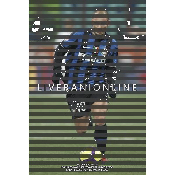 Milano 03-02-2010 Coppa Italia TIM UP 2009/10 SEMIFINALI ANDATA inter-fiorentina 1:0 nella foto wesley sneijder ph marco luzzani/ag aldo liverani s.a.s. 