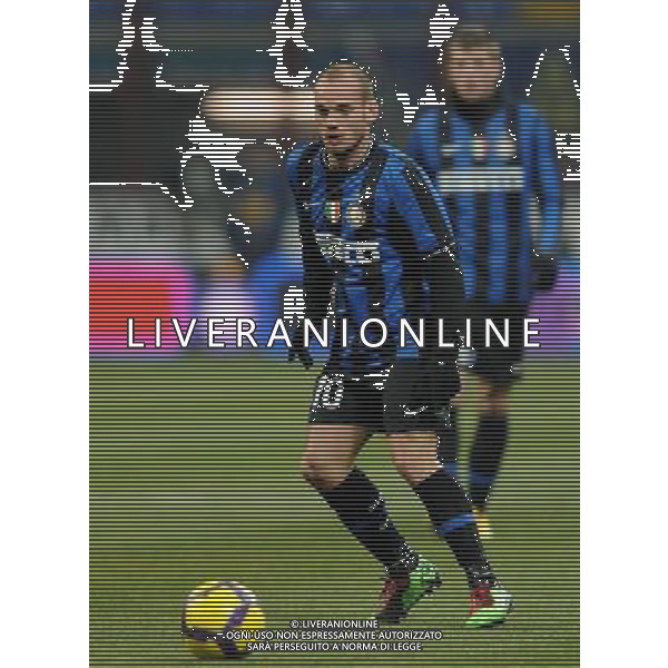 Coppa Italia TIM Cup 2009/2010 Semifinale Andata Milano - 03.02.2010 Inter-Fiorentina Nella Foto:SNEIJDER WESLEY /Ph.Vitez-Ag. Aldo Liverani