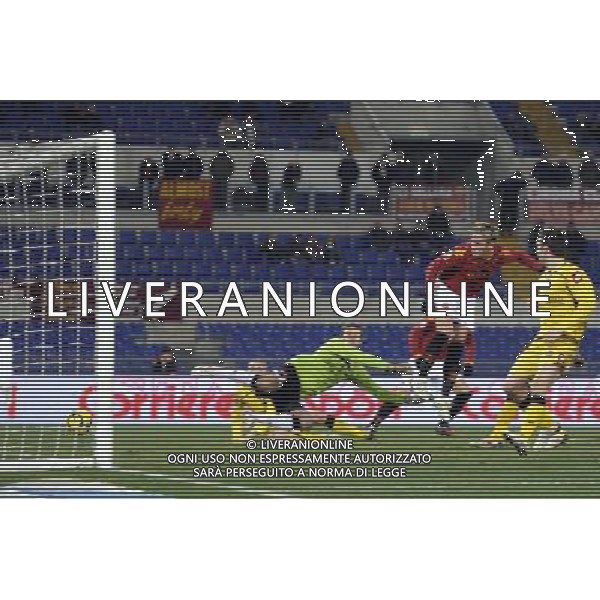 AS Roma vs Udinese 04/02/2010 semifinale di andata Coppa Italia TIM CUP 2009/2010 nella foto: il gol di Philippe Mexes ph. Corradetti /©Agenzia Aldo Liverani Sas